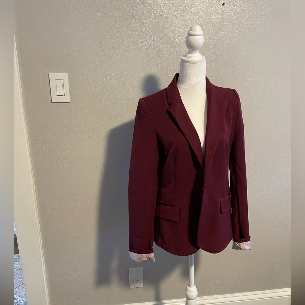 Charlotte Russe Burgundy Blazer